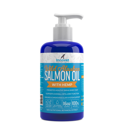 Premium Wild Alaskan Salmon Oil – Vets Preferred